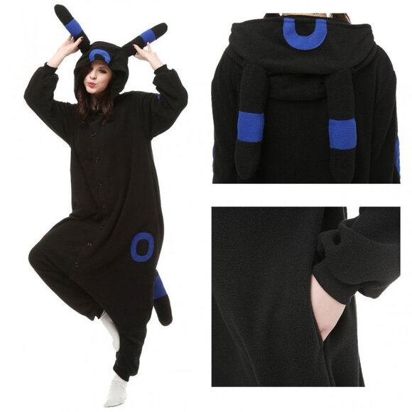 Shiny Umberon Kigurumi Anime Onesie - Picture 1 of 2